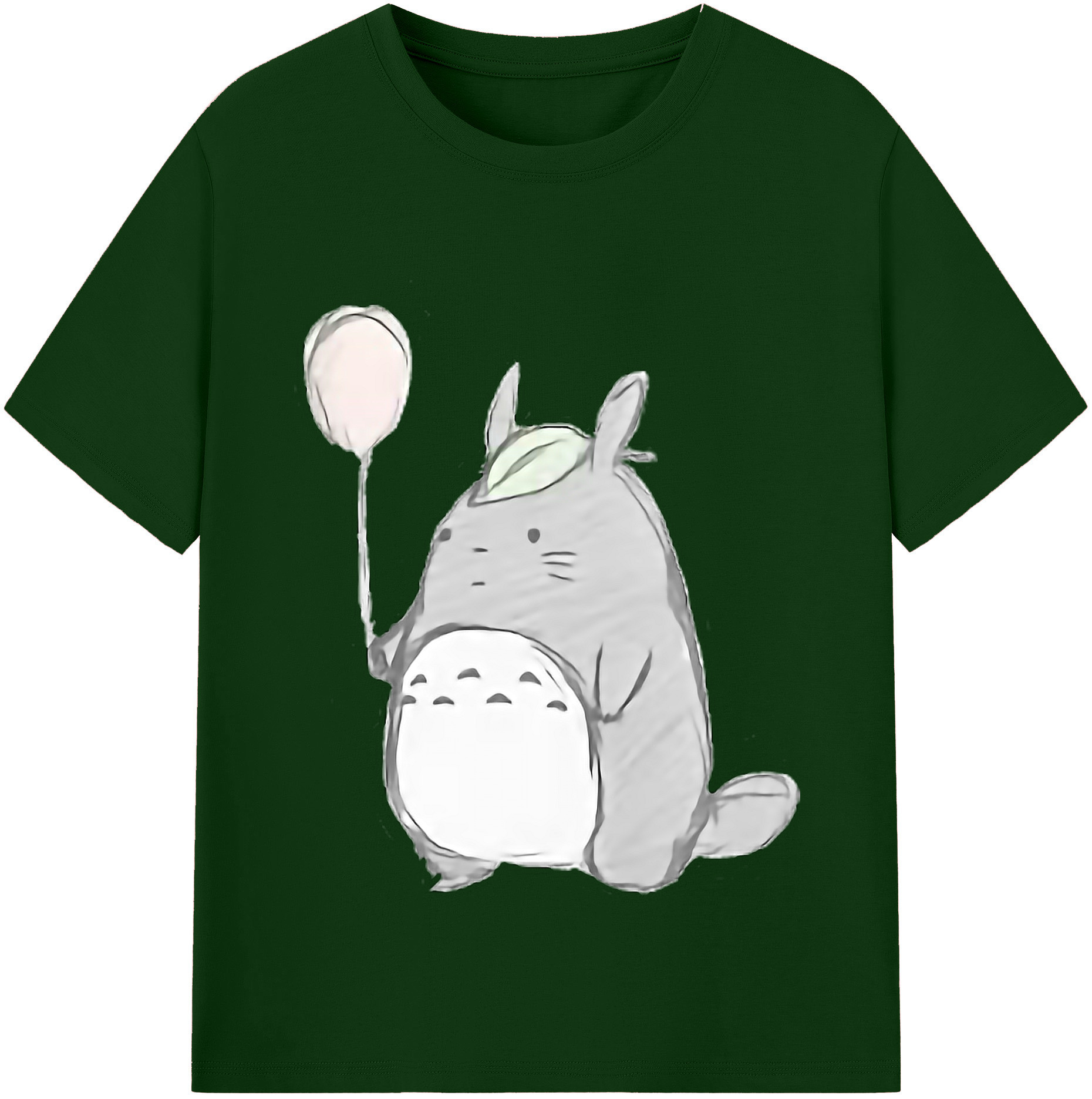 （画像用） となりのトトロ 草壁メイ 草壁サツキ My Neighbor Totoro Satsuki Kusakabe Mei Kusakabe 綿100％半袖Tシャツ（フロントプリント）